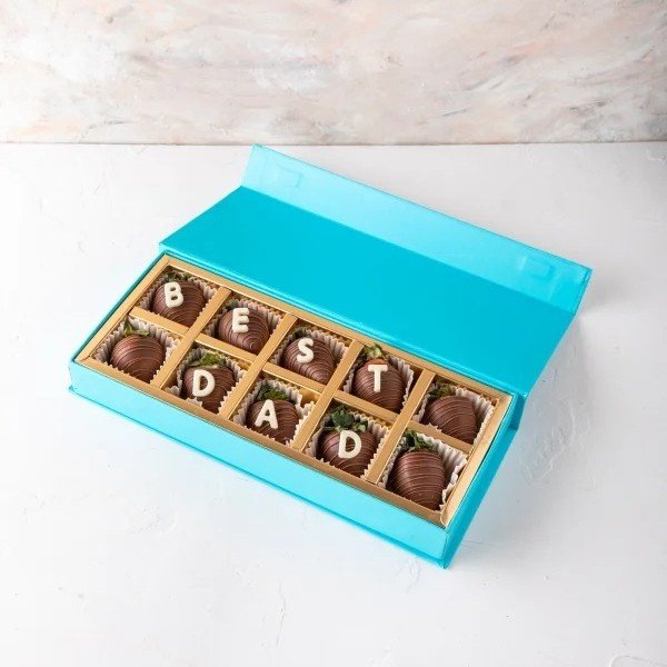 Best Dad Chocolate Strawberries by NJD